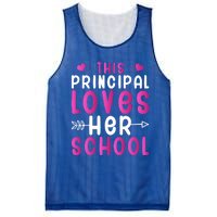 This Principal Loves Her School Valentines Day Gift Cute Gift Mesh Reversible Basketball Jersey Tank