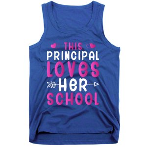 This Principal Loves Her School Valentines Day Gift Cute Gift Tank Top