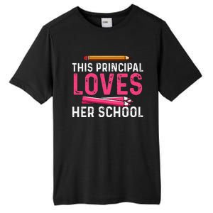 This Principal Loves Her School Best Principal Tall Fusion ChromaSoft Performance T-Shirt