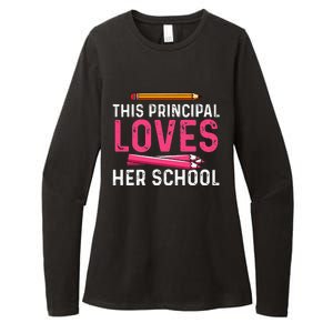 This Principal Loves Her School Best Principal Womens CVC Long Sleeve Shirt