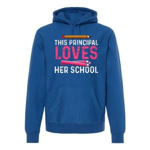 This Principal Loves Her School Best Principal Premium Hoodie