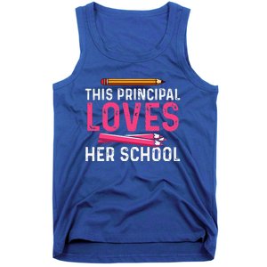 This Principal Loves Her School Best Principal Tank Top