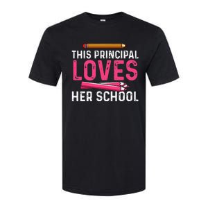 This Principal Loves Her School Best Principal Softstyle CVC T-Shirt