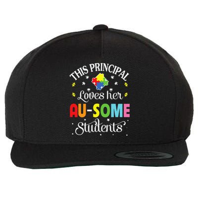 This Principal Loves Her Ausome Autism Awesome Student Wool Snapback Cap