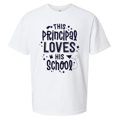 This Principal Loves His School Back to School Administrator Sueded Cloud Jersey T-Shirt