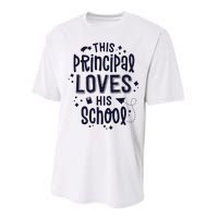 This Principal Loves His School Back to School Administrator Performance Sprint T-Shirt