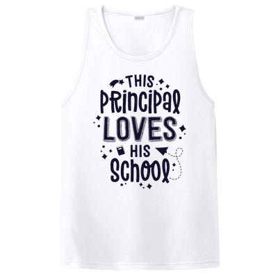 This Principal Loves His School Back to School Administrator PosiCharge Competitor Tank