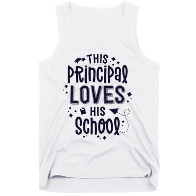 This Principal Loves His School Back to School Administrator Tank Top