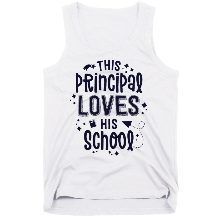 This Principal Loves His School Back to School Administrator Tank Top