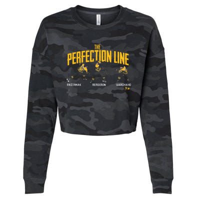 The Perfection Line Boston Hockey Cropped Pullover Crew