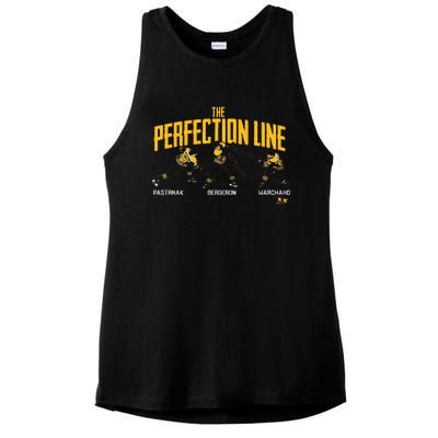 The Perfection Line Boston Hockey Ladies PosiCharge Tri-Blend Wicking Tank