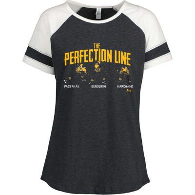 The Perfection Line Boston Hockey Enza Ladies Jersey Colorblock Tee