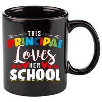 This Principal Loves Her School Principal Day Best Principal Cute Gift 11oz C Handle Ceramic Mug
