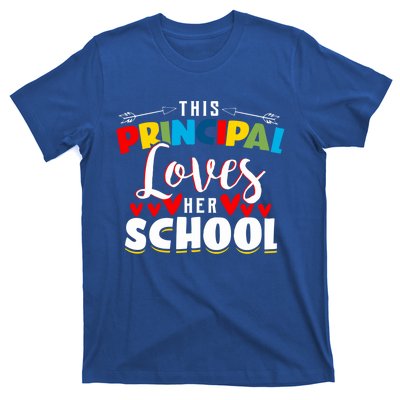 This Principal Loves Her School Principal Day Best Principal Cute Gift T-Shirt