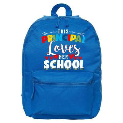 This Principal Loves Her School Principal Day Best Principal Cute Gift 16 in Basic Backpack
