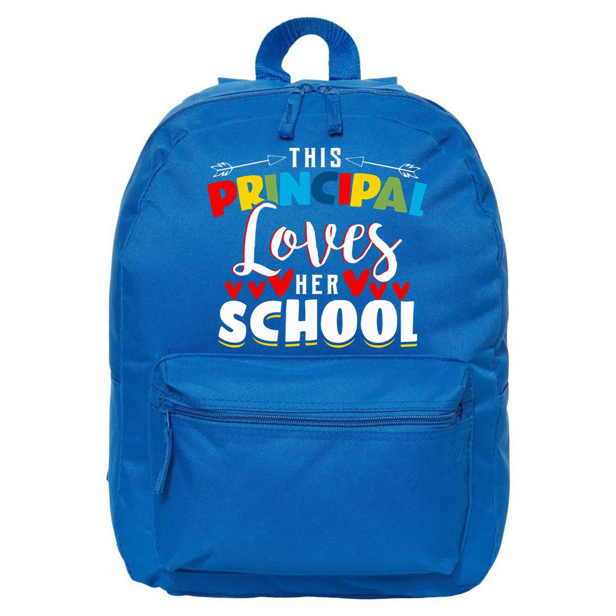 This Principal Loves Her School Principal Day Best Principal Cute Gift 16 in Basic Backpack