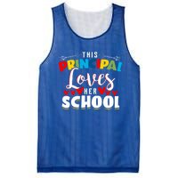 This Principal Loves Her School Principal Day Best Principal Cute Gift Mesh Reversible Basketball Jersey Tank