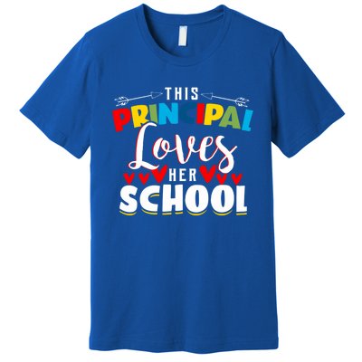 This Principal Loves Her School Principal Day Best Principal Cute Gift Premium T-Shirt