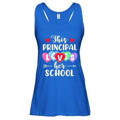 This Principal Loves Her School Gift Funny Valentine's Day Gift Ladies Essential Flowy Tank