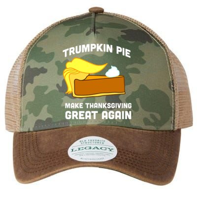 Trumpkin Pie Make Thanksgiving Great Again Legacy Tie Dye Trucker Hat