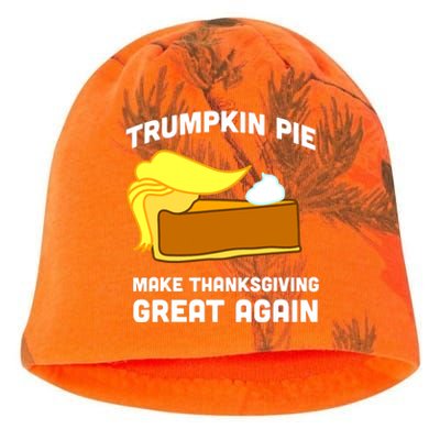 Trumpkin Pie Make Thanksgiving Great Again Kati - Camo Knit Beanie