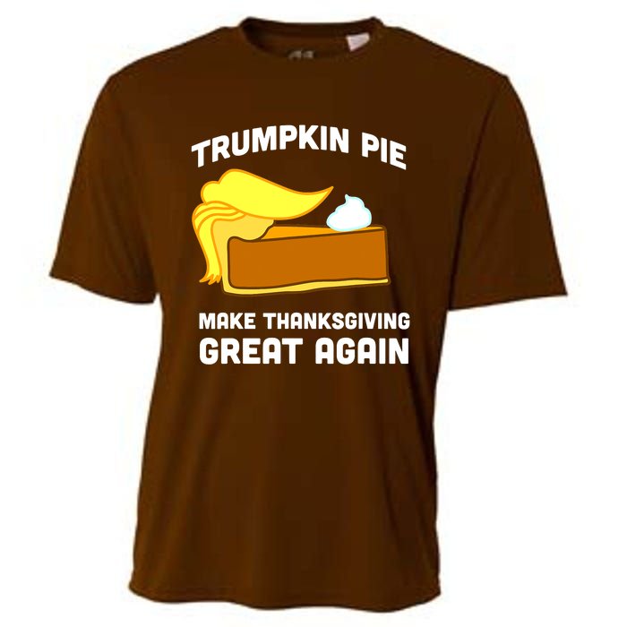 Trumpkin Pie Make Thanksgiving Great Again Cooling Performance Crew T-Shirt