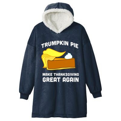 Trumpkin Pie Make Thanksgiving Great Again Hooded Wearable Blanket