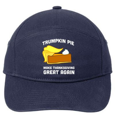 Trumpkin Pie Make Thanksgiving Great Again 7-Panel Snapback Hat