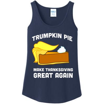 Trumpkin Pie Make Thanksgiving Great Again Ladies Essential Tank