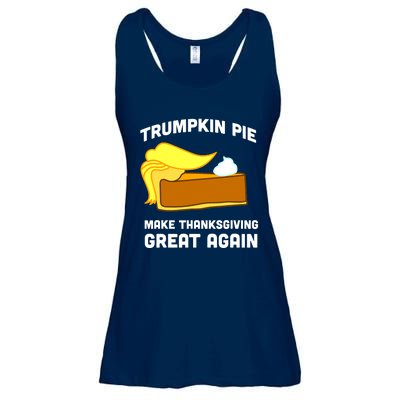 Trumpkin Pie Make Thanksgiving Great Again Ladies Essential Flowy Tank