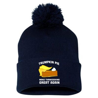 Trumpkin Pie Make Thanksgiving Great Again Pom Pom 12in Knit Beanie