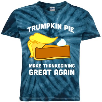 Trumpkin Pie Make Thanksgiving Great Again Kids Tie-Dye T-Shirt