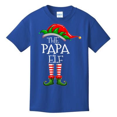 The Papa Matching Family Group Christmas Party Pajama Great Gift Kids T-Shirt