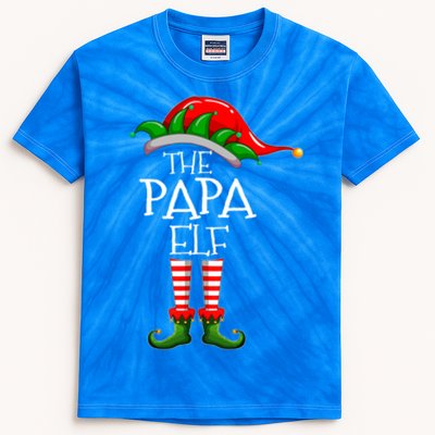 The Papa Matching Family Group Christmas Party Pajama Great Gift Kids Tie-Dye T-Shirt