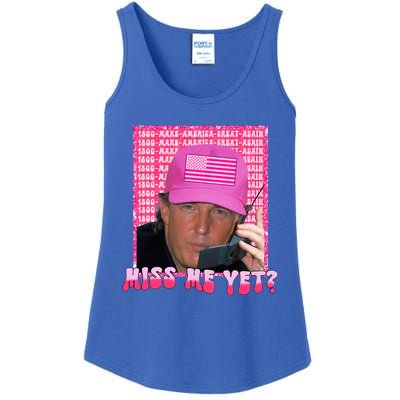 Trump Pink Miss Me Yet Trump 2024 Ladies Essential Tank