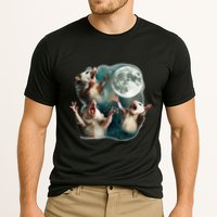 Three Possum Moon 3 Opossum Funny Weird Cursed Meme Performance Shirt