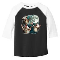 Three Possum Moon 3 Opossum Funny Weird Cursed Meme Toddler Fine Jersey T-Shirt