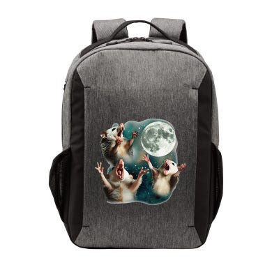 Three Possum Moon 3 Opossum Funny Weird Cursed Meme Vector Backpack