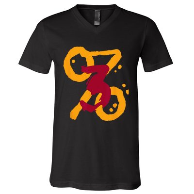 Three Percent Miami 3 Design V-Neck T-Shirt