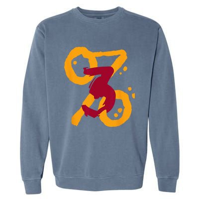 Three Percent Miami 3 Design Garment-Dyed Sweatshirt