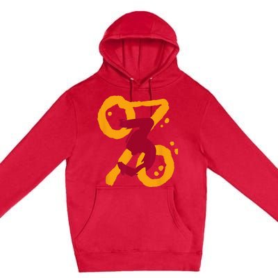 Three Percent Miami 3 Design Premium Pullover Hoodie