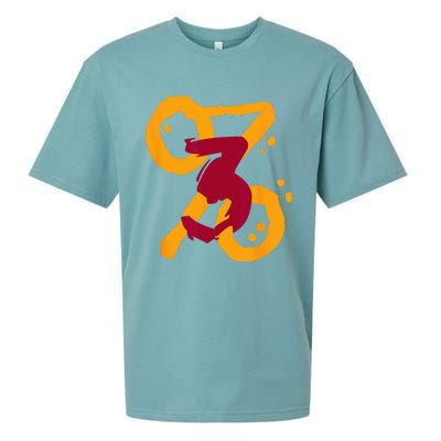 Three Percent Miami 3 Design Sueded Cloud Jersey T-Shirt