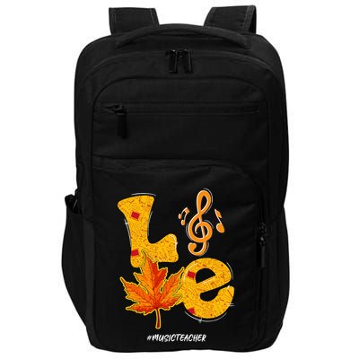 Thanksgiving Pumpkin Music Vibes for Autumn Impact Tech Backpack