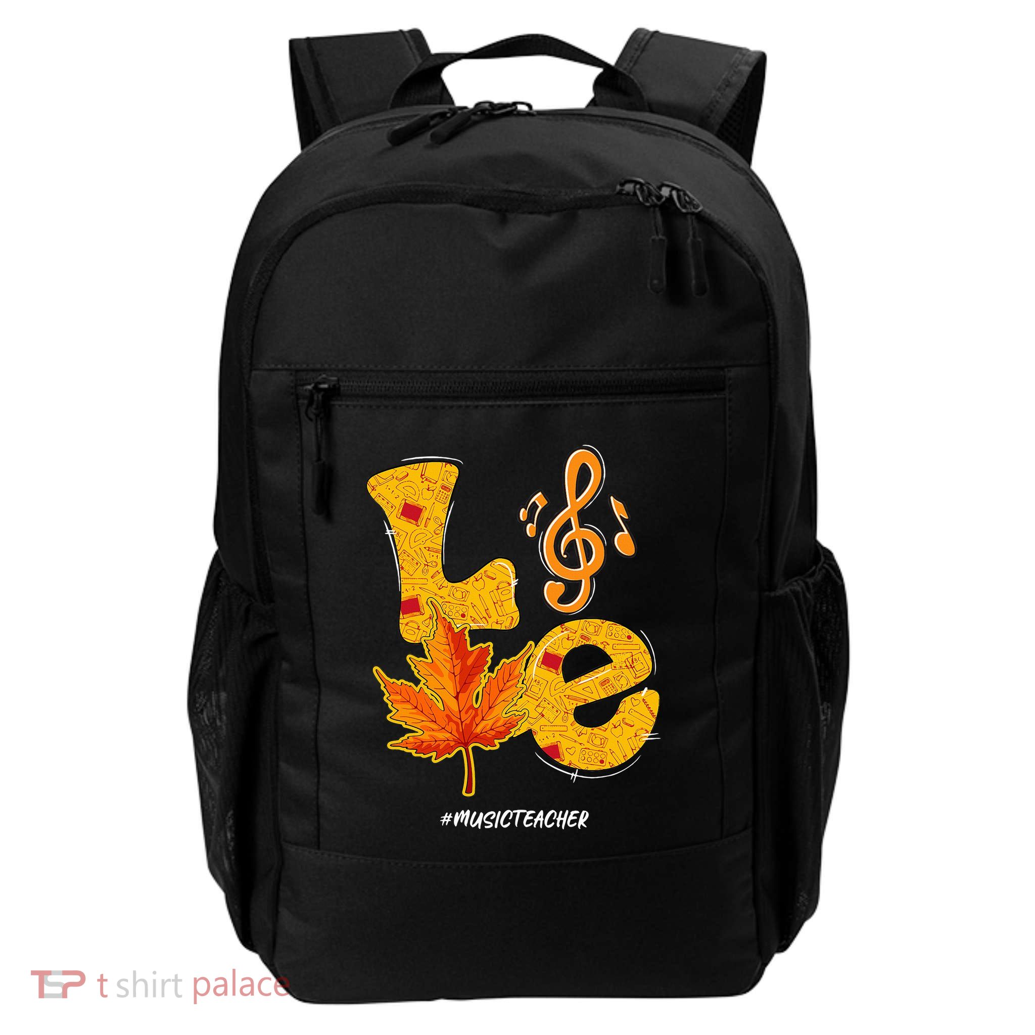 Thanksgiving Pumpkin Music Vibes for Autumn Backpack