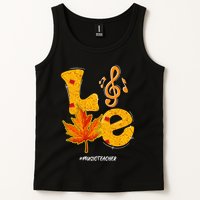 Thanksgiving Pumpkin Music Vibes for Autumn Tank Top