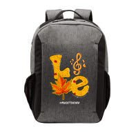Thanksgiving Pumpkin Music Vibes for Autumn Vector Backpack