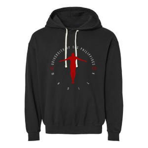 The Philippines Manila Modern Garment-Dyed Fleece Hoodie