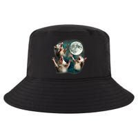 Three Possum Moon | 3 Opossum Funny Weird Cursed Meme Cool Comfort Performance Bucket Hat