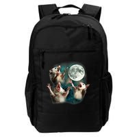 Three Possum Moon | 3 Opossum Funny Weird Cursed Meme Backpack