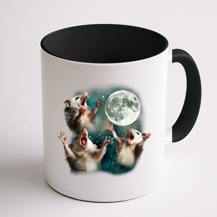 Three Possum Moon | 3 Opossum Funny Weird Cursed Meme Mug